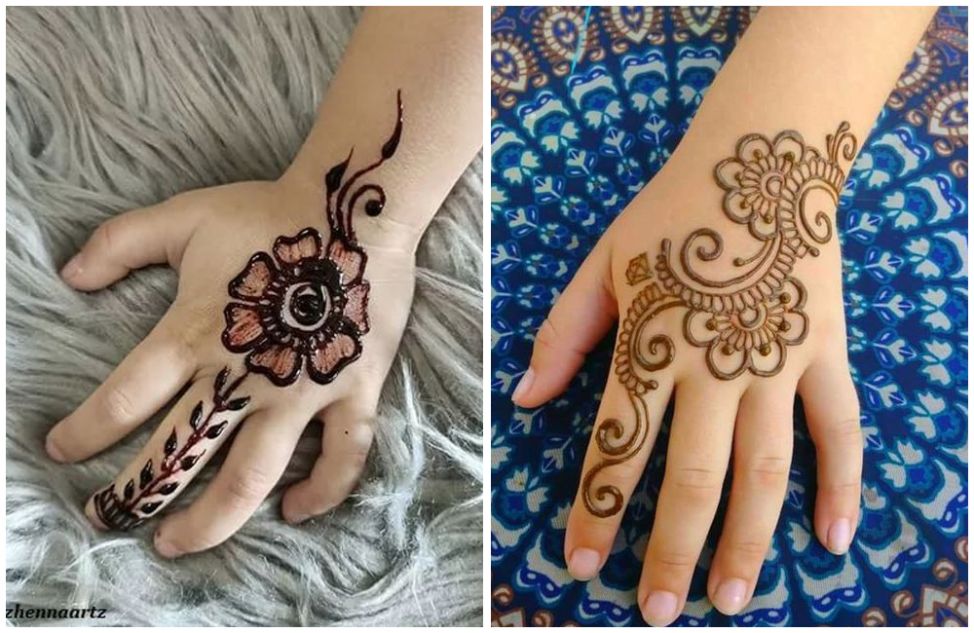 mehndi designs for childrens