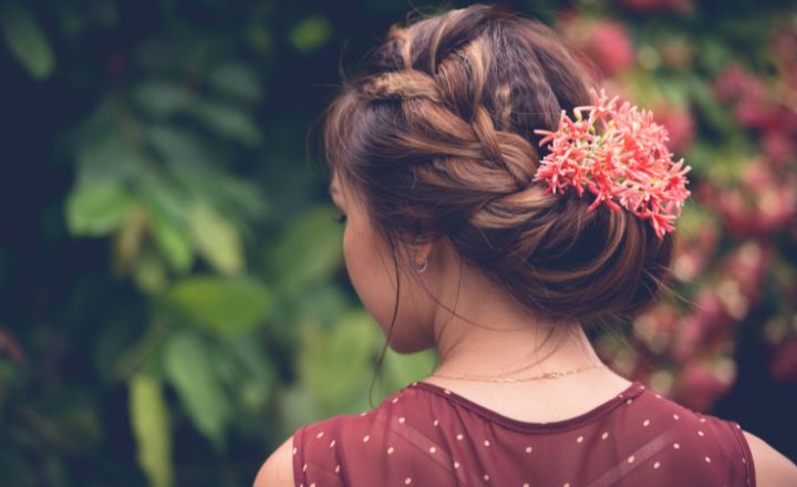 half up bridesmaid hairstyles