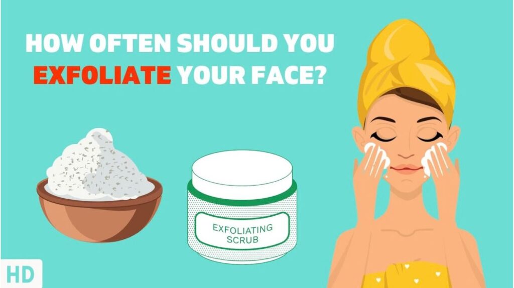 how should use exfoliate in your face.