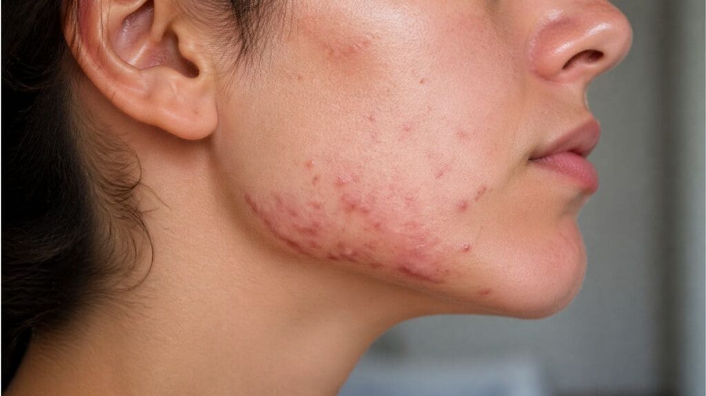 Jawline Acne