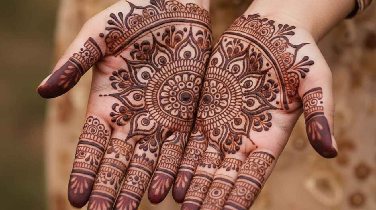 Palm Mehndi Design