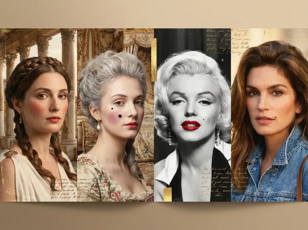 Beauty Marks Through History From Roman Omens to Hollywood Glamour