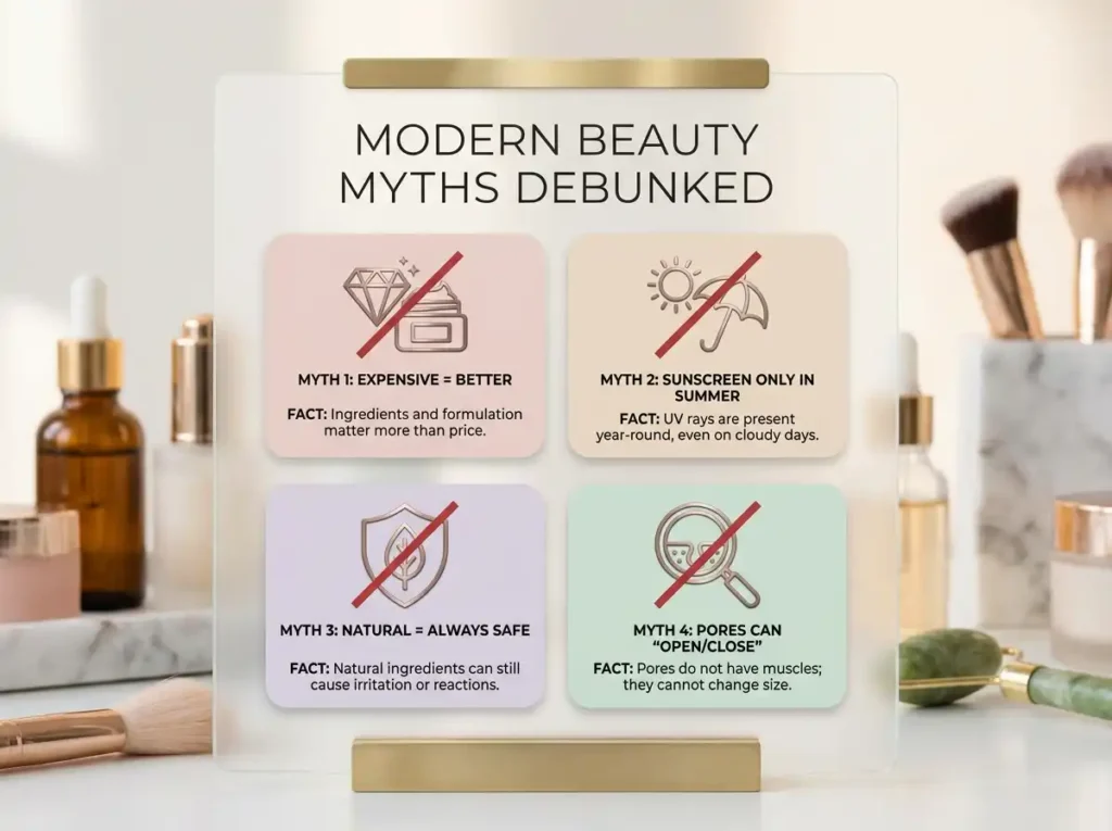 Common Myths About Beauty (That It’s Time to Drop)
