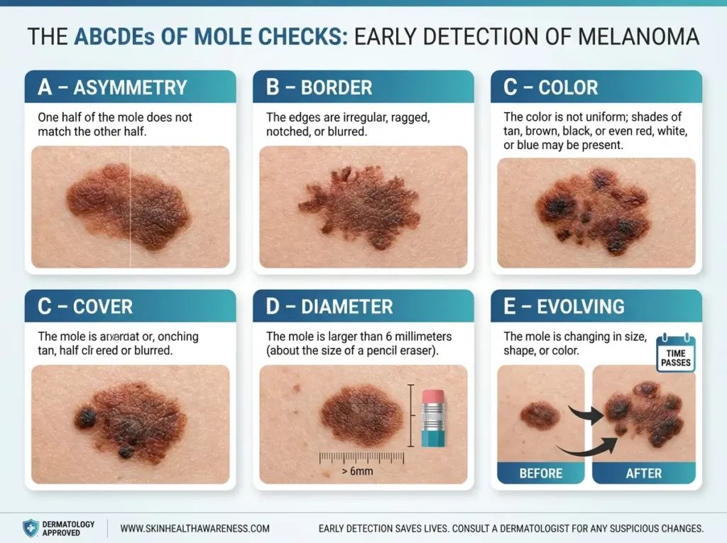 When a Beauty Mark Needs a Doctor The ABCDE Rule